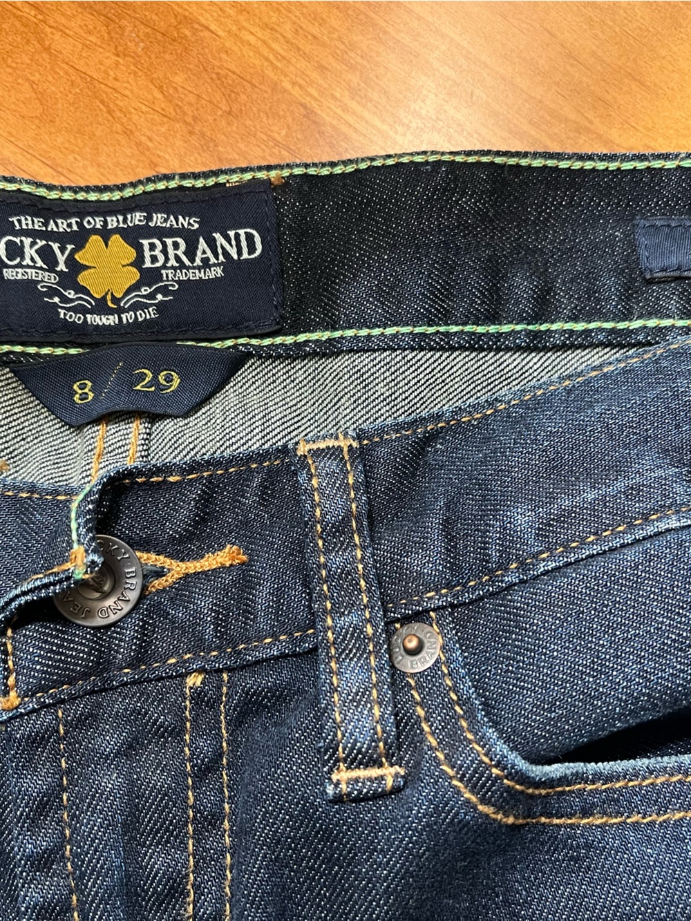 NWOT Lucky Brand Abbey Shorts in Denim - Picture 5 of 7